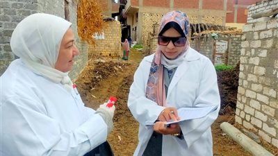 تقصي قرى وتربية منزلية بقرية العمدة لمكافحة انفلونزا الطيور بالسويس