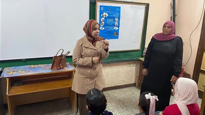 ندوة إرشادية بمدرسة عوض الصياد حول السعار وأهمية الوقاية والسلوكيات الصحية