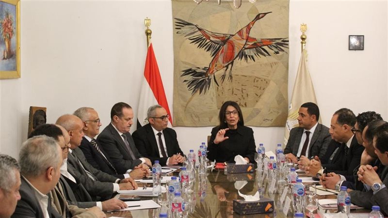 اجتماع وزيرة الثقافة