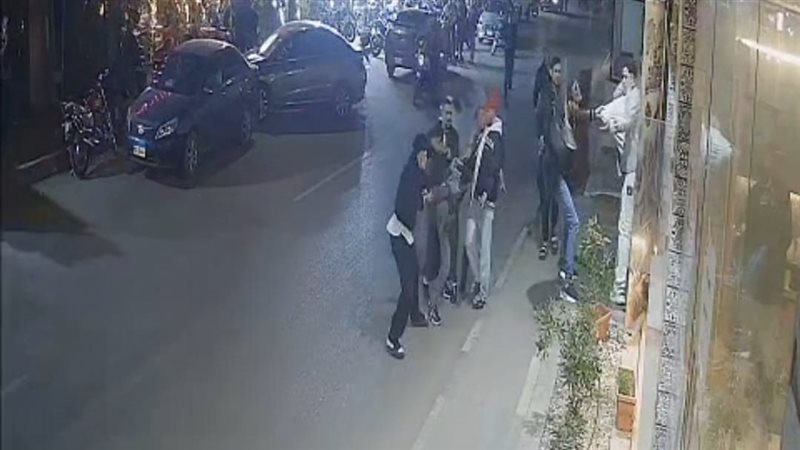 جانب من الحادث 