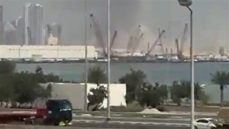 جانب من الانفجار