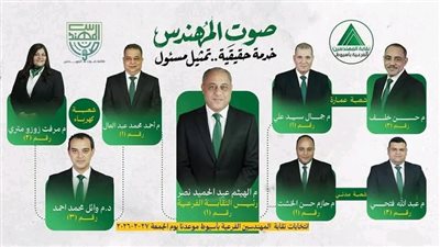 اكتساح قائمة «صوت المهندس» لانتخابات نقابة المهندسين الفرعية بأسيوط