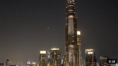 عاجل.. اعتراض طائرة إيرانية قبل ثوان من اصطدامها ببرج خليفة في دبي 