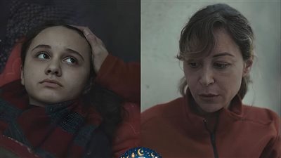 صحاب الأرض الحلقة 12.. حوار مؤثر بين منة شلبي وإحدى الفتيات الفلسطينيات