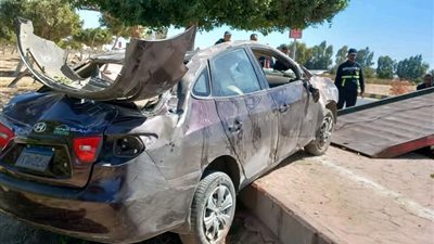 مأساة على طريق أسيوط الجديدة..مصرع وإصابة 4 فتيات بانقلاب سيارة ملاكي