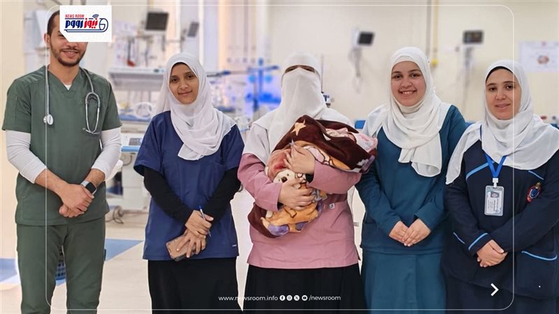 صورة للطاقم الطبي
