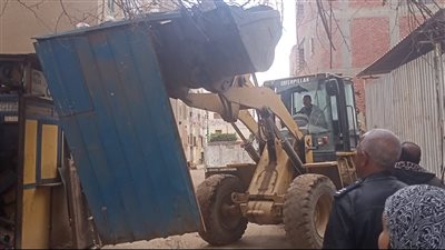 رفع 32 إشغالا وتحرير 21 محضرا في حملة مكبرة بمدينة الشهداء بالمنوفية