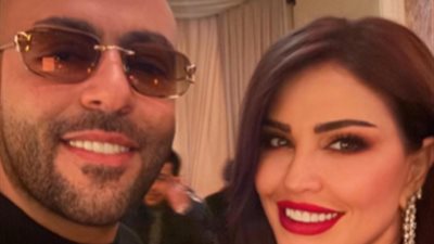 جومانا مراد تعرب عن سعادتها بمشاركة تامر عاشور بتتر مسلسل اللون الأزرق