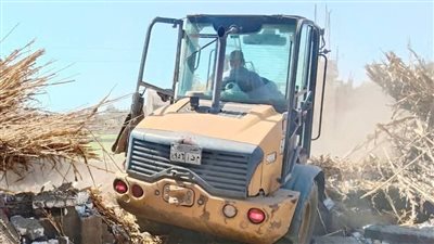 إستمرار حملات الإزالة للحالات التي تم رفض طلبات التصالح الخاص بها بأشمون 