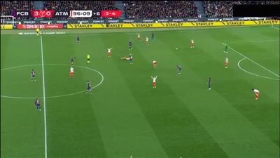 ملخص ونتيجة مباراة برشلونة وأتلتيكو مدريد الشوط الثاني (3-0) في كأس إسبانيا