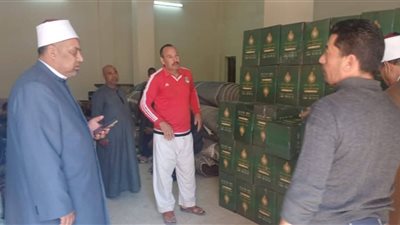 أوقاف بني سويف تتسلم 1000 كرتونة مواد غذائية لتوزيعها على المستحقين