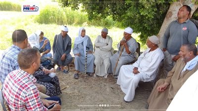 متابعة مكثفة لحقول القمح بطامية وتوصيات هامة للمزارعين خلال مرحلة طرد السنابل 