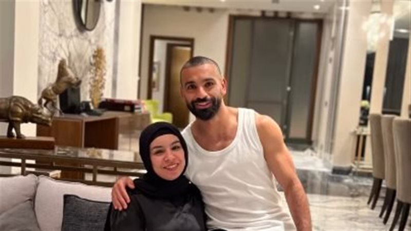 محمد صلاح وشقيقته