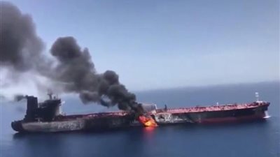 الحرس الثوري الإيراني: استهدفنا ناقلة نفط شمالي مياه الخليج وهي تحترق الآن