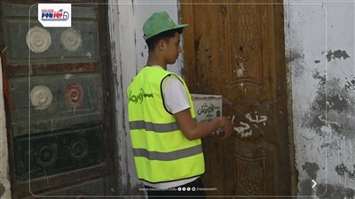 قرى مركز سنورس تشهد توزيع 782 كرتونة مواد غذائية على الأسر الأولى بالرعاية 