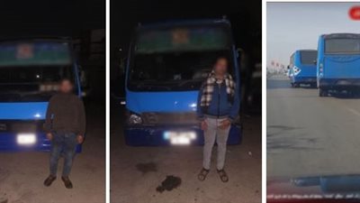 كانا يمزحان.. ضبط قائدى أتوبيسين لسيرهما برعونة تعرض حياة المواطنين للخطر