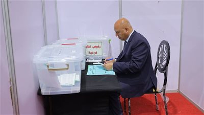 الفريق كامل الوزير يشارك في انتخابات نقابة المهندسين