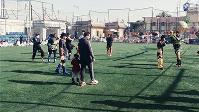 الدورة الرمضانية تجمع الفرق من كل الأعمار في كرنفال دمياط الرياضي