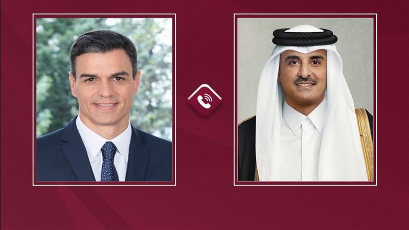 أمير قطر ورئيس وزراء