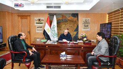 محافظ الفيوم يلتقي وفد فرع النقابة العامة للمهن الزراعية لبحث سبل التعاون 