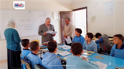 قبيصي يفاجئ مدرسة الشيخ حسن الإعدادية بنين بغرب الفيوم بجولة ميدانية 