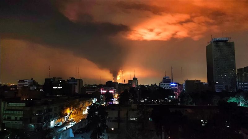 صورة من الحريق