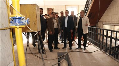 محافظ المنوفية يتفقد محطة معالجة إزالة حديد ومنجنيز أم خنان لحل المعوقات 