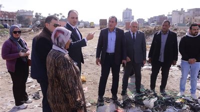 نائب محافظ دمياط يقود جولة لمتابعة منظومة المخلفات بكفر البطيخ وكفر سعد