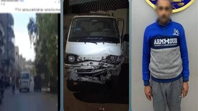 بسبب الحركات الإستعراضية.. ميكروباص يطيح بملاكى ويصيب قائدها بالدقهلية 