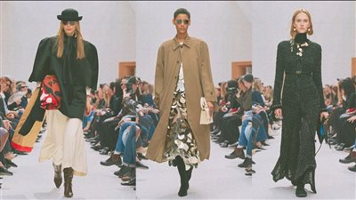 القوة والتميز في عرض أزياء سيلين بأسبوع باريس للموضة 