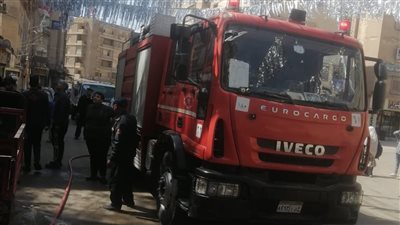 حريق محدود في مدخنة مطعم شهير بشارع الجيش بالمحلة دون إصابات