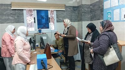 جولة ميدانية لتقييم الانضباط والخدمات الصحية داخل مركز صحة الأسرة بدمياط