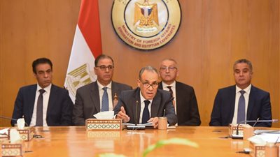 وزير الخارج يناقش مع الوزراء تحسين الخدمات وتيسير التعاملات للمصريين بالخارج