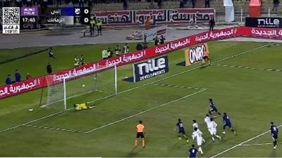 أهداف وملخص مباراة الزمالك وإنبي الشوط الأول اليوم الدوري المصري