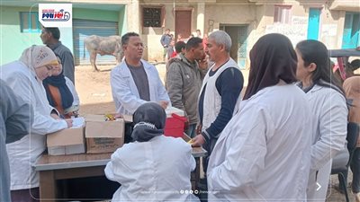 تحصين 17072 رأس ماشية ضد أمراض الحمى القلاعية والوادي المتصدع بالفيوم 