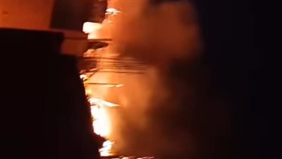 نشوب حريق فى غية حمام أعلى سطح عقار بالزاوية الحمراء