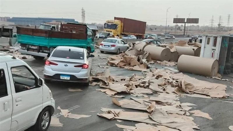 اثار الحادث 