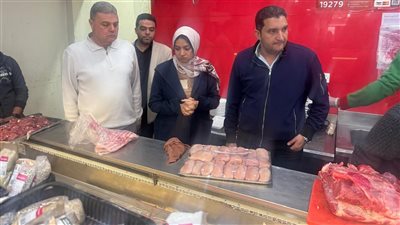 حملة مكبرة بالقناطر الخيرية لضبط الأسواق والتحفظ على لحوم ودواجن غير صالحة 