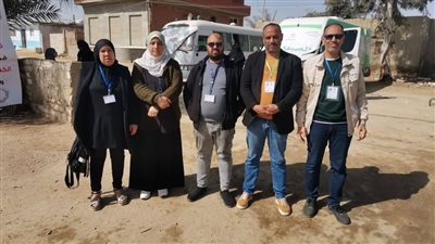 قافلة طبية تقدم خدماتها الطبية لـ 1098 مواطن بقرية يوسف السباعي بالسويس