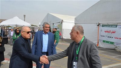 هاني أبو ريدة يدلي بصوته في انتخابات نقابة المهندسين 