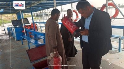 استعدادًا لعيد الفطر.. حملات مكثفة لفحص المعديات النيلية بالمنيا