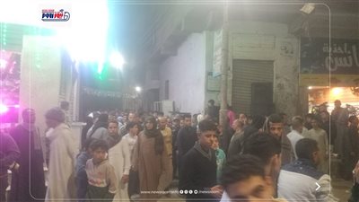 تشييع جثمان الشيخ محمد عجمي بقرية ترسا بعد وفاته دهسًا عقب إمامته المصلين 