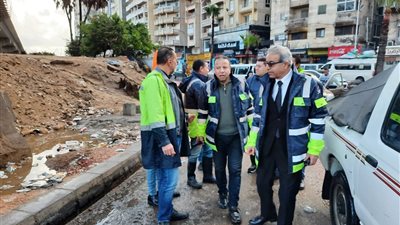 رفع درجة الاستعداد بشركة الصرف الصحي بالإسكندرية لمواجهة الأمطار المتوقعة