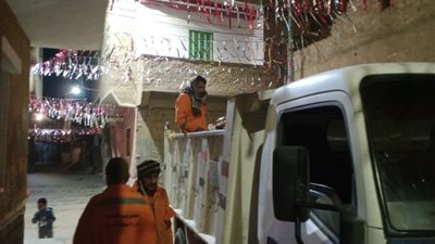 تكثيف حملات النظافة ورفع 63 طن مخلفات بمركز البداري بأسيوط 