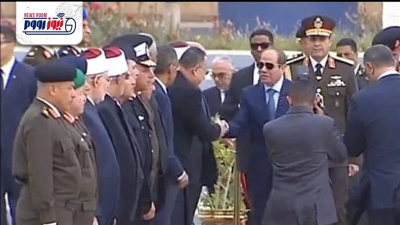 الرئيس السيسي أثناء