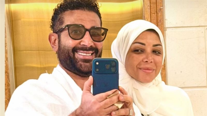 أحمد سعد وزوجته