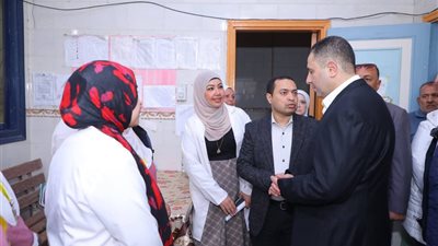 محافظ دمياط يتفقد مستشفى ميت أبو غالب المركزي للاطمئنان على مستوى الخدمات 