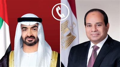 السيسي لمحمد بن زايد: مصر ترفض بشكل قاطع الاعتداءات الإيرانية على الإمارات
