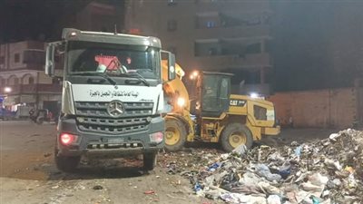رفع 1800 طن مخلفات من العمرانية والوراق وإمبابة ضمن حملات مكثفة للنظافة