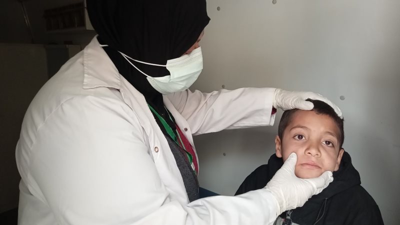 من القافلة الطبية